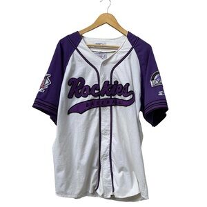 Starter Vintage Rockies Baseball Jersey